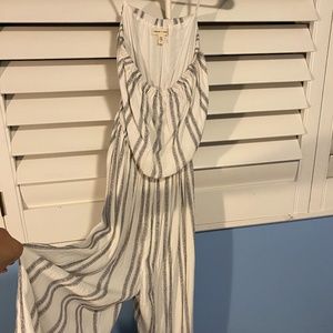 Off the shoulder jump suit